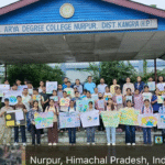 Arya College, Nurpur Celebrates Renewable Energy Day with Poster Competition