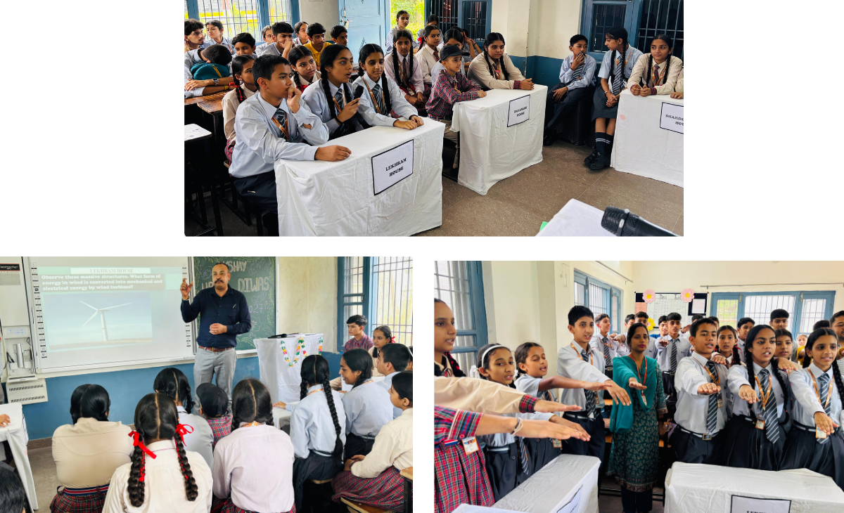 DAV Public School, Gohju Hosts Inter‑House Science Quiz on Renewable Energy Day
