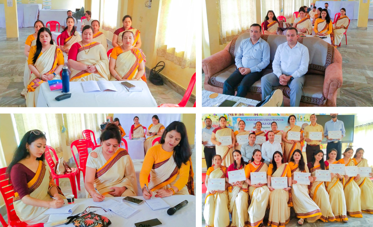Three-Day Teacher Training Programme Concludes at Maharishi Vidya Mandir School, Khatehar