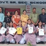 Chauri School Girls Shine at District Level — 6 Medals Won