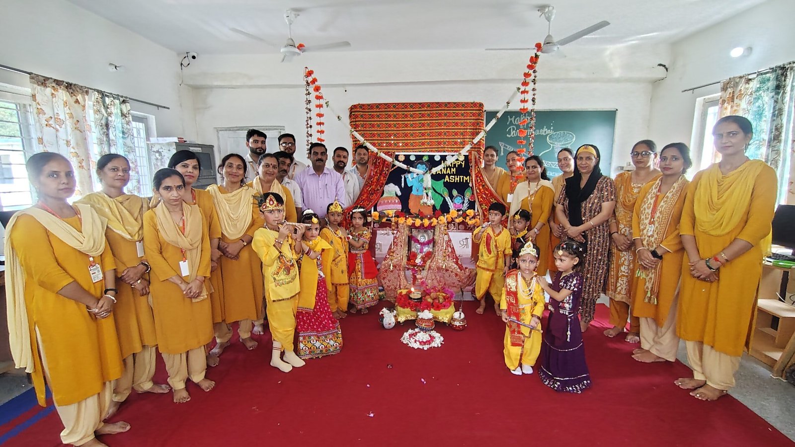 Janmashtami Celebrated with Joy at DAV Public School, Gohju