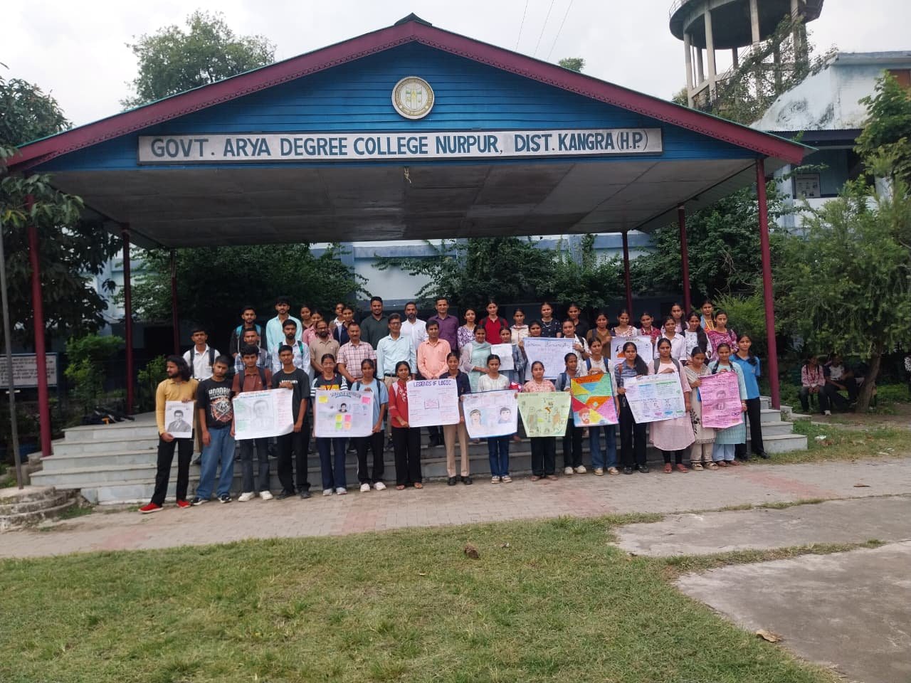 Poster-Making Competition Successfully Organized at Government Arya Degree College, Nurpur