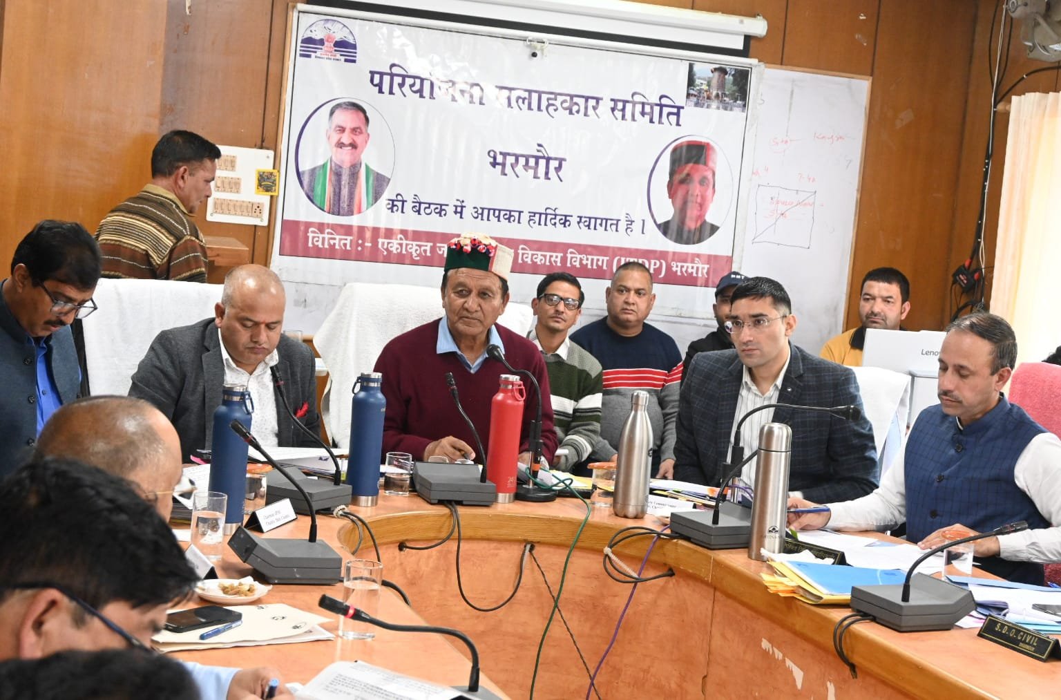 Minister Jagat Singh Negi Reviews Projects in Bharmaur