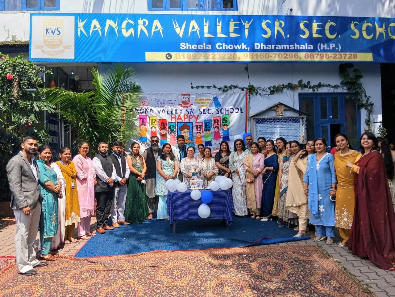 Kangra Valley Senior Secondary School, Dharamshala Celebrates Teacher’s Day with Enthusiasm