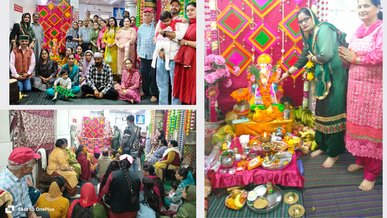 Ganpati Ji’s Auspicious Arrival at Shri Raghunath Temple, Dalhousie