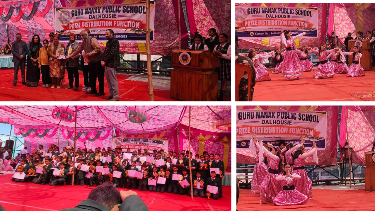 Prize Distribution Ceremony Held at Guru Nanak Public School, Dalhousie