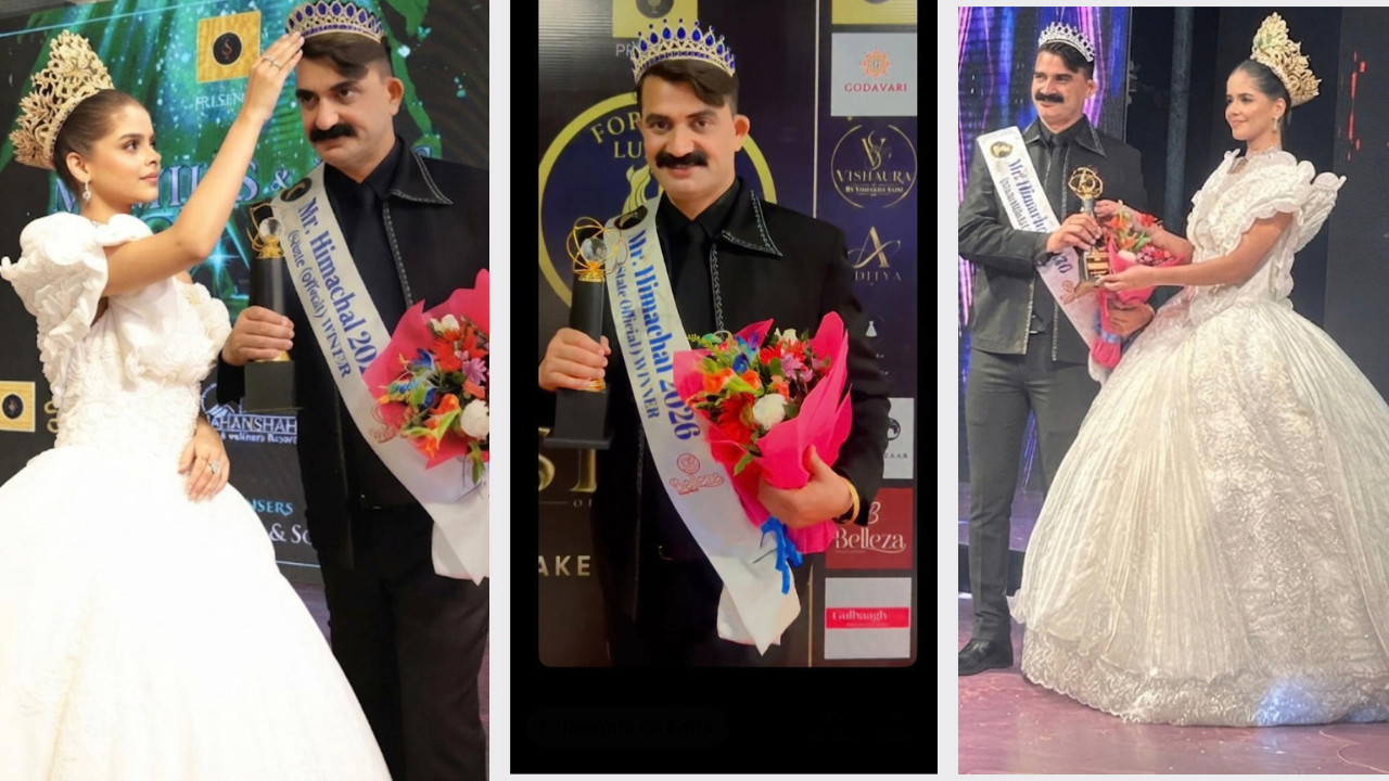 Professor Dr. Sanjay Kumar Crowned Mr. Himachal 2026