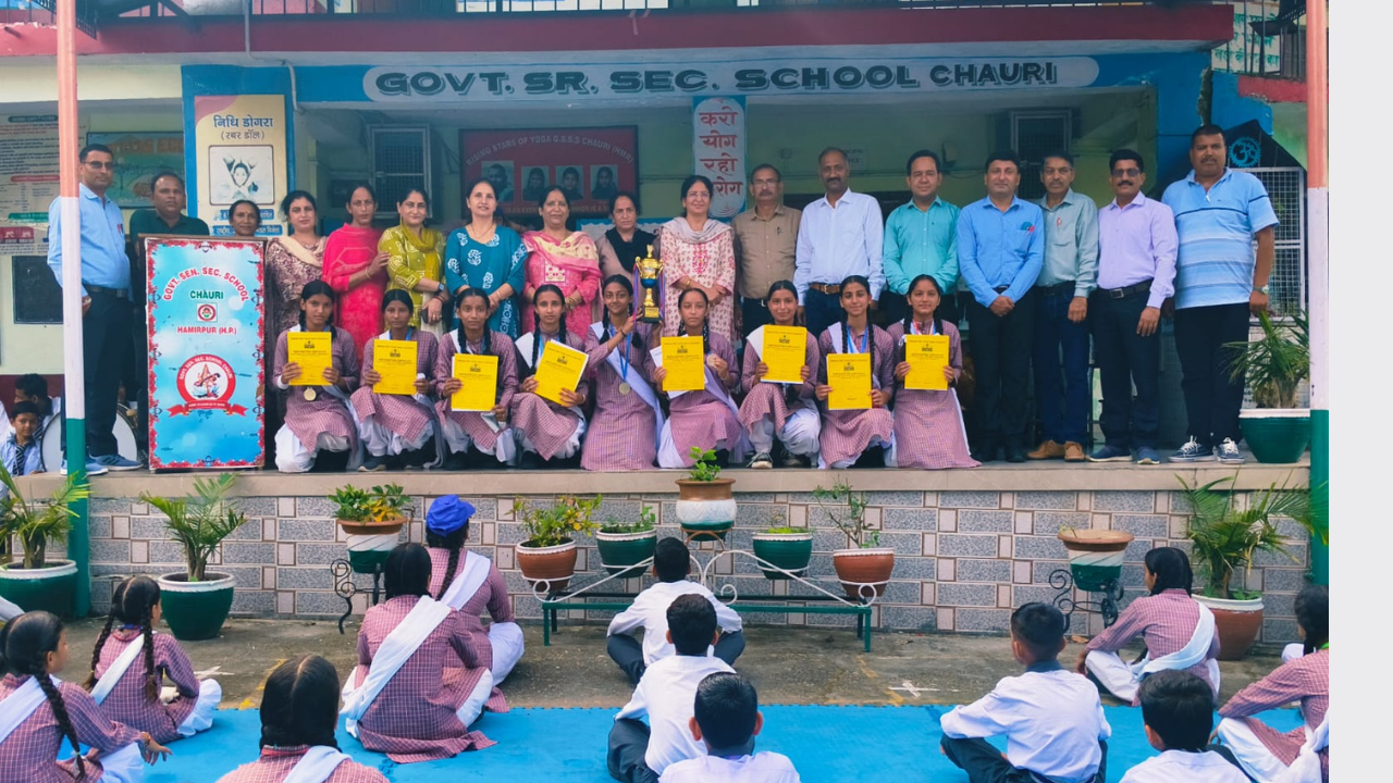 Chauri School Girls Shine in Hindi Fortnight & Kabaddi