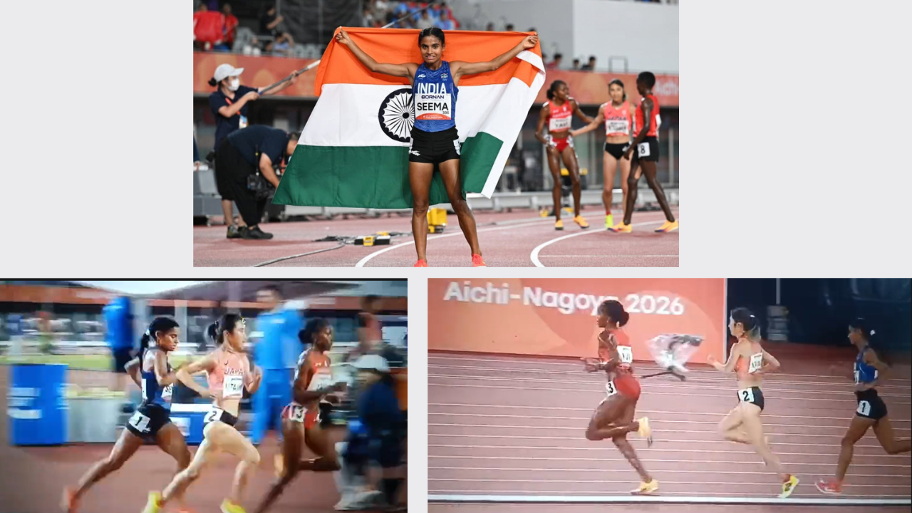 Golden Girl Seema Shines Again with Bronze at Asian Athletics Championship 2026