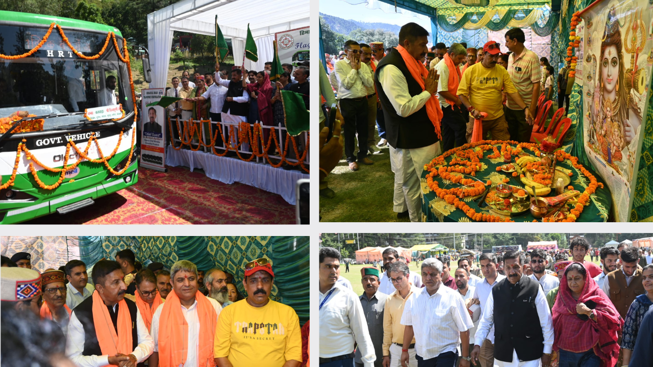 Deputy CM Gifts Chamba 20 New Buses; Electric Service to Chintpurni Flagged Off