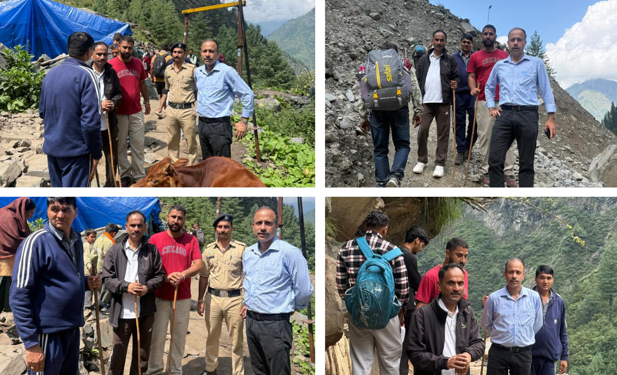 ADM Bharmour Inspects Manimahesh Yatra Route