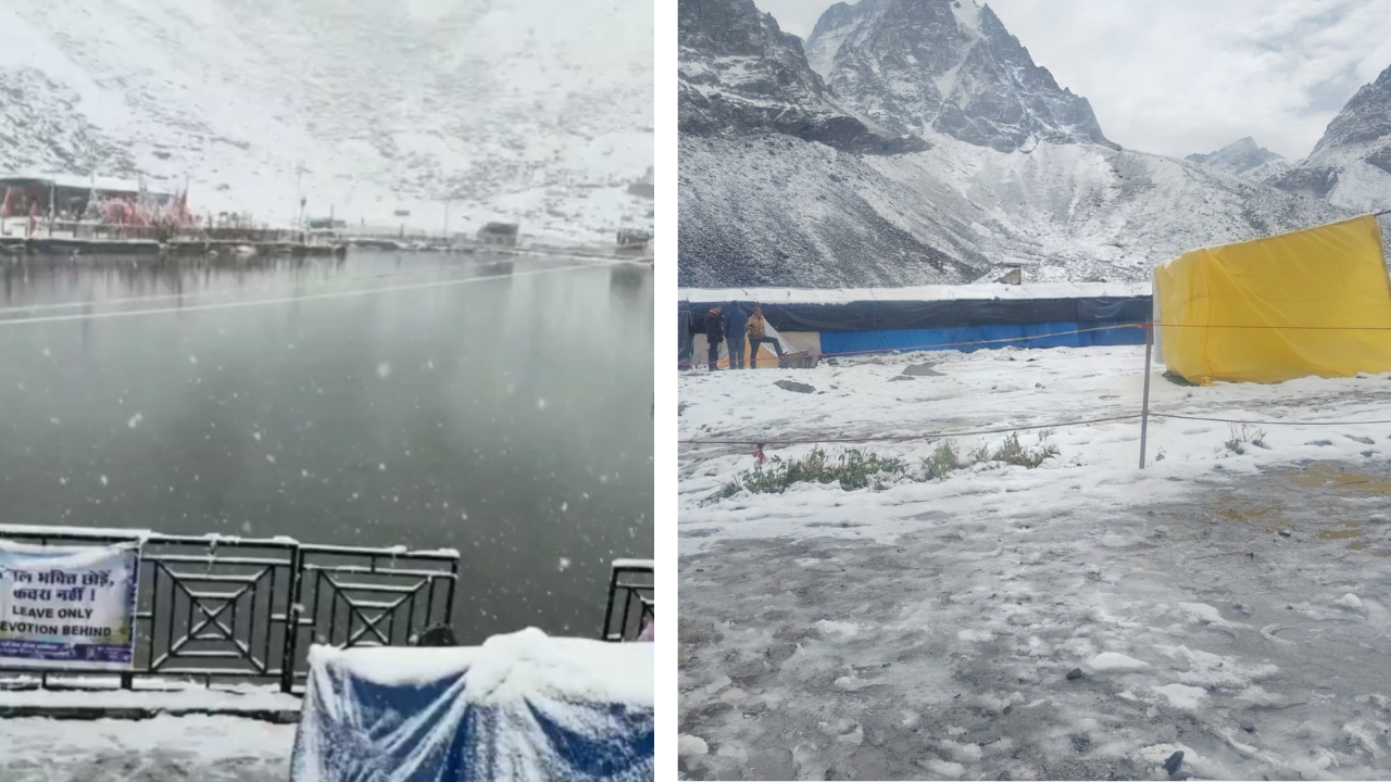 Manimahesh Yatra Temporarily Halted Due to Snowfall, Resumes After Weather Clears