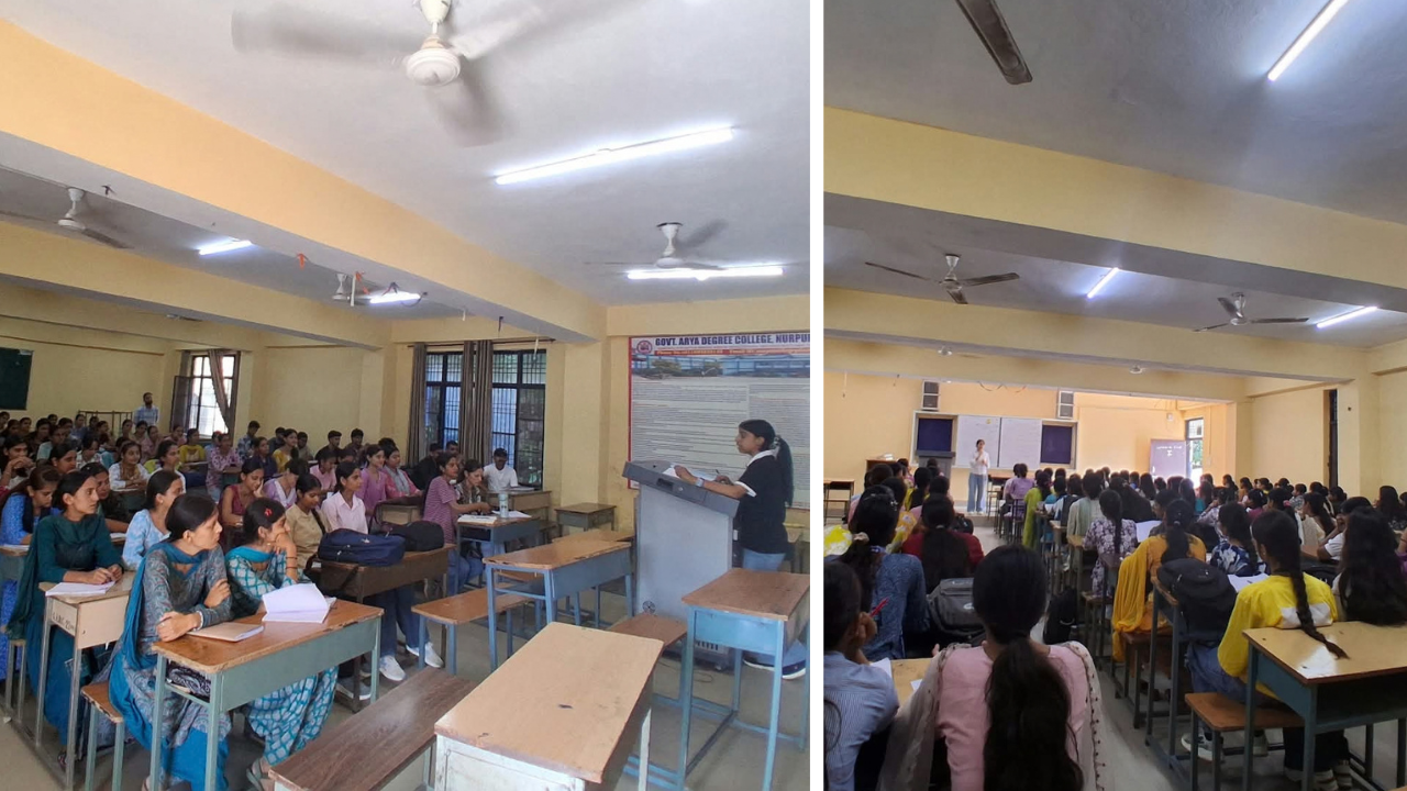 Gandhi Jayanti Observed a Day Early at Government Arya Degree College, Nurpur