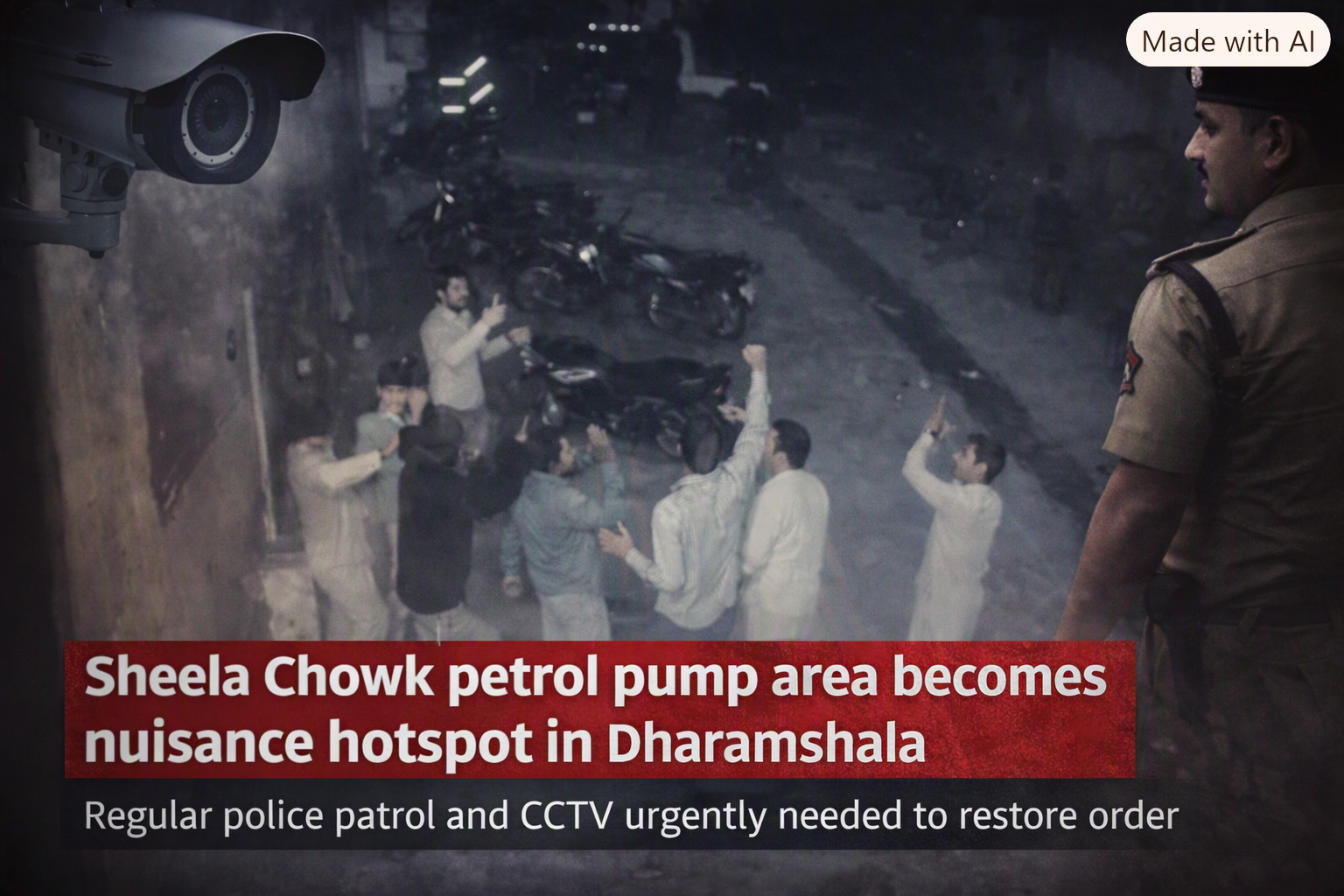 Sheela Chowk petrol pump area emerges as late-night nuisance hotspot, residents seek action