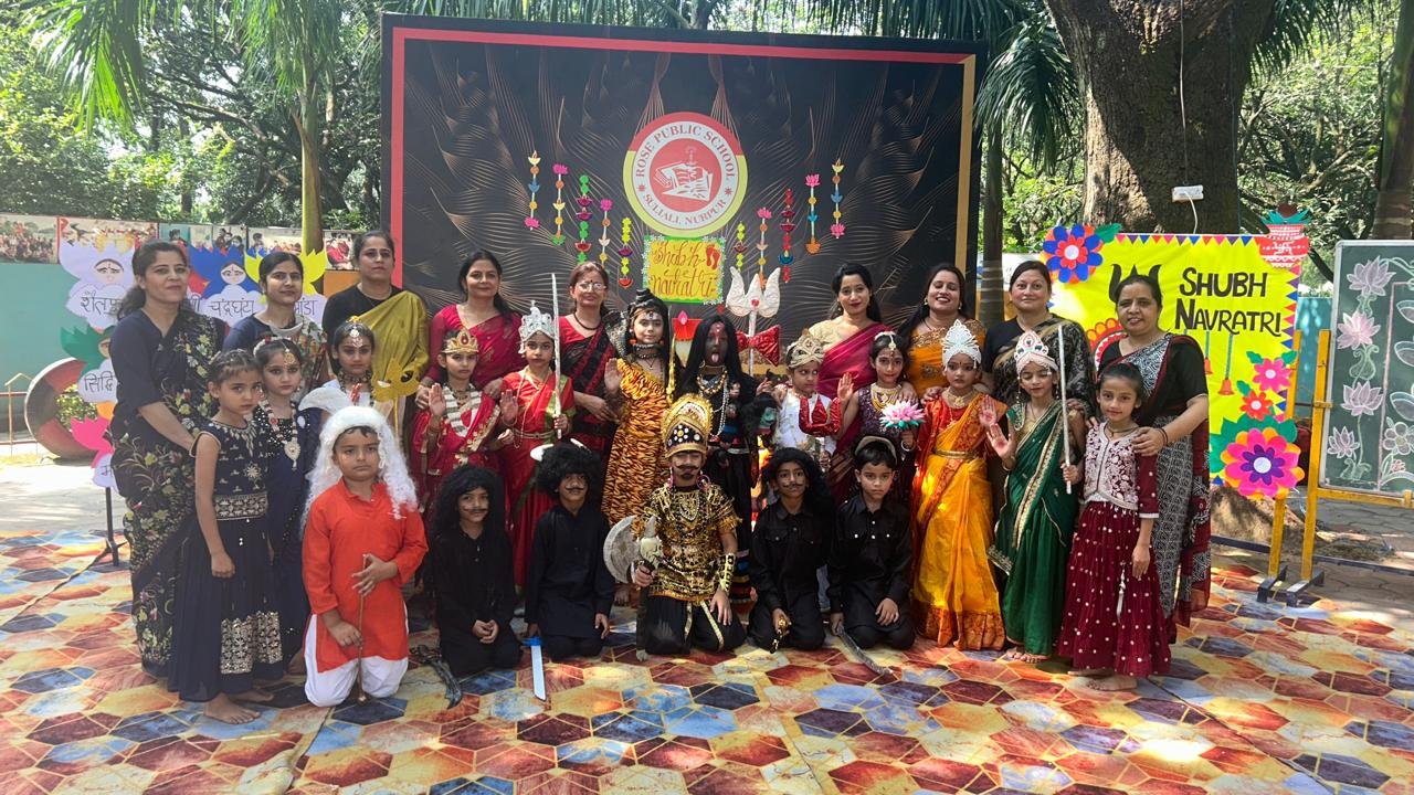 Navratri Celebrated with Grandeur at Rose Public School, Suliyali