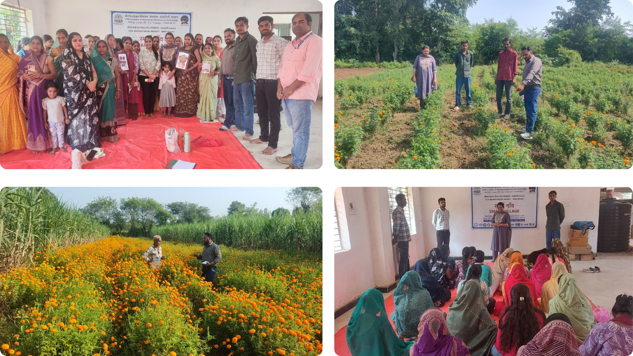 Petals to Profits: CSIR SMART VILLAGE Mission Empowers Women in Janakpur with Flower Technology