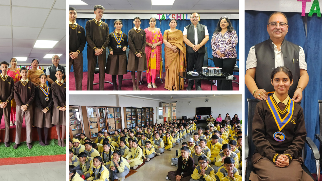 Takshila School Hosts Second Installation Ceremony of Interact Club
