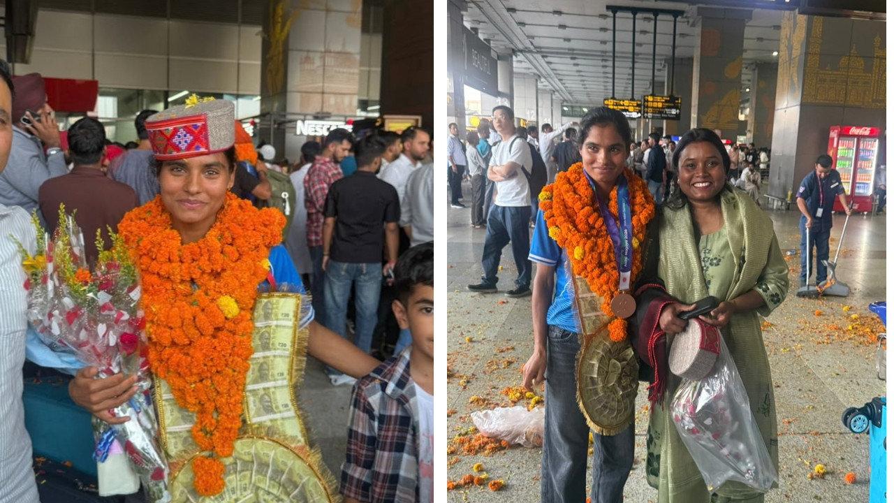 Bronze Medalist Seema Receives Grand Welcome in Delhi