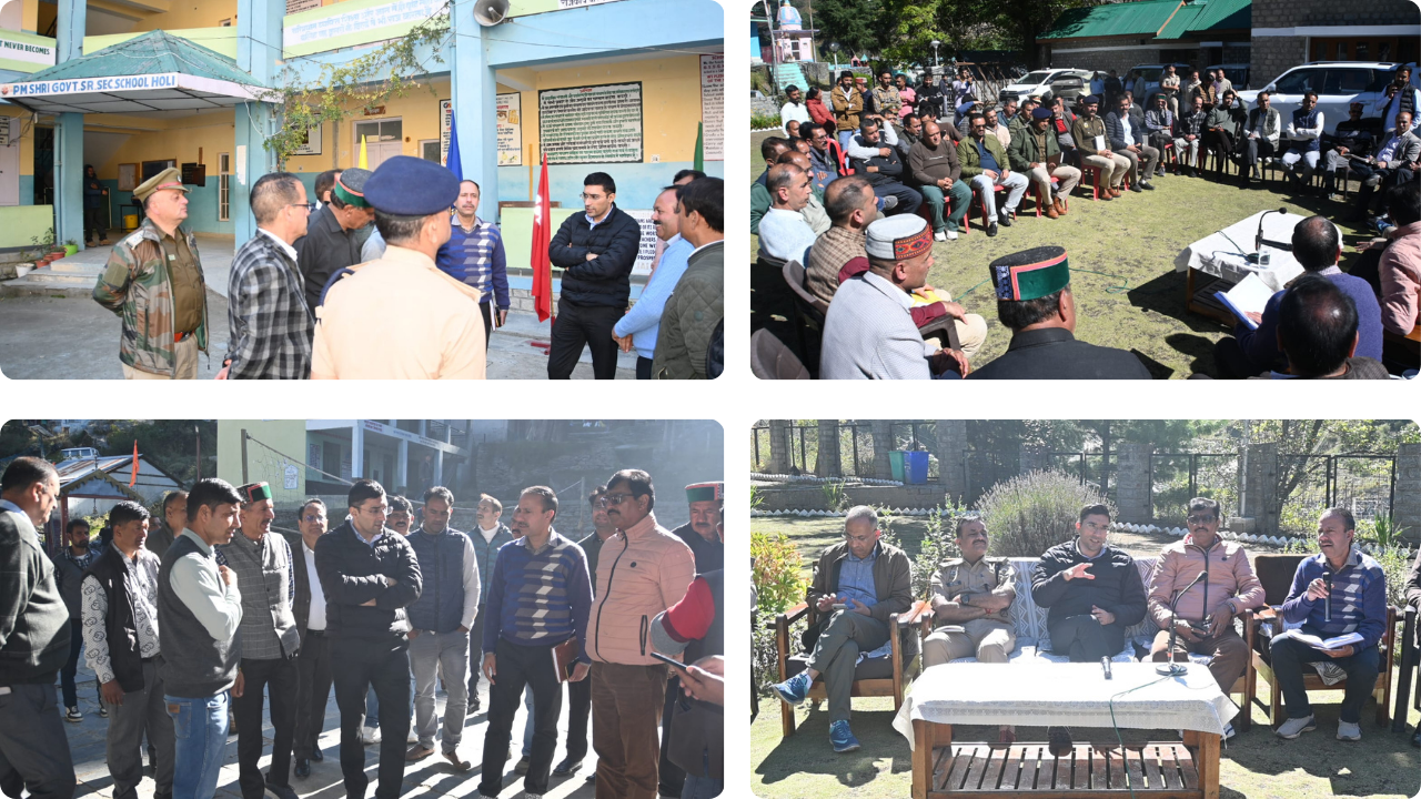 Preparations Reviewed for Chief Minister’s Proposed Visit to Holi