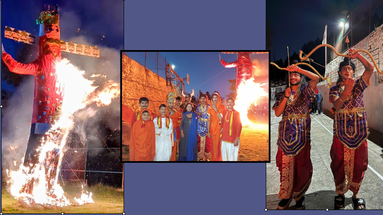 Victory of Good Over Evil Celebrated with Great Enthusiasm at Dalhousie Hilltop School