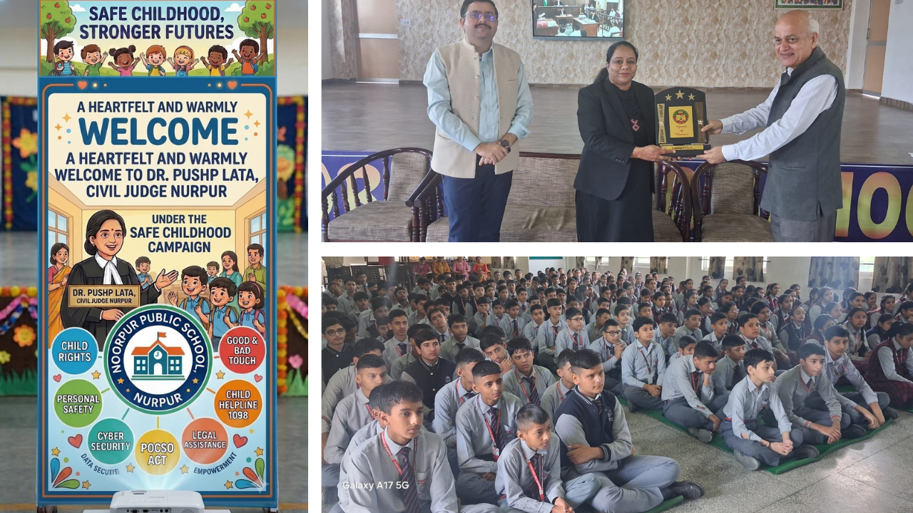 Noorpur Public School Hosts Legal Awareness Drive Under 'Safe Childhood Campaign'