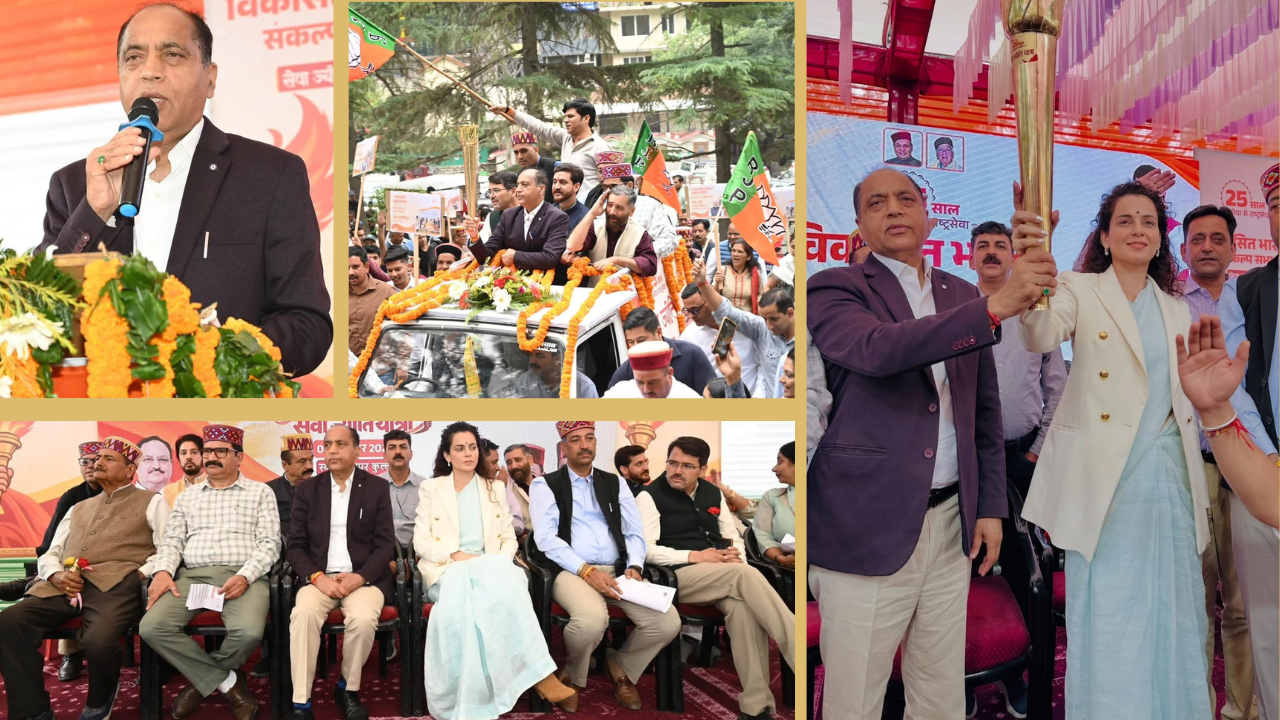 Kullu event marks Modi’s 25 years in public service; Kangana, Jairam target Opposition