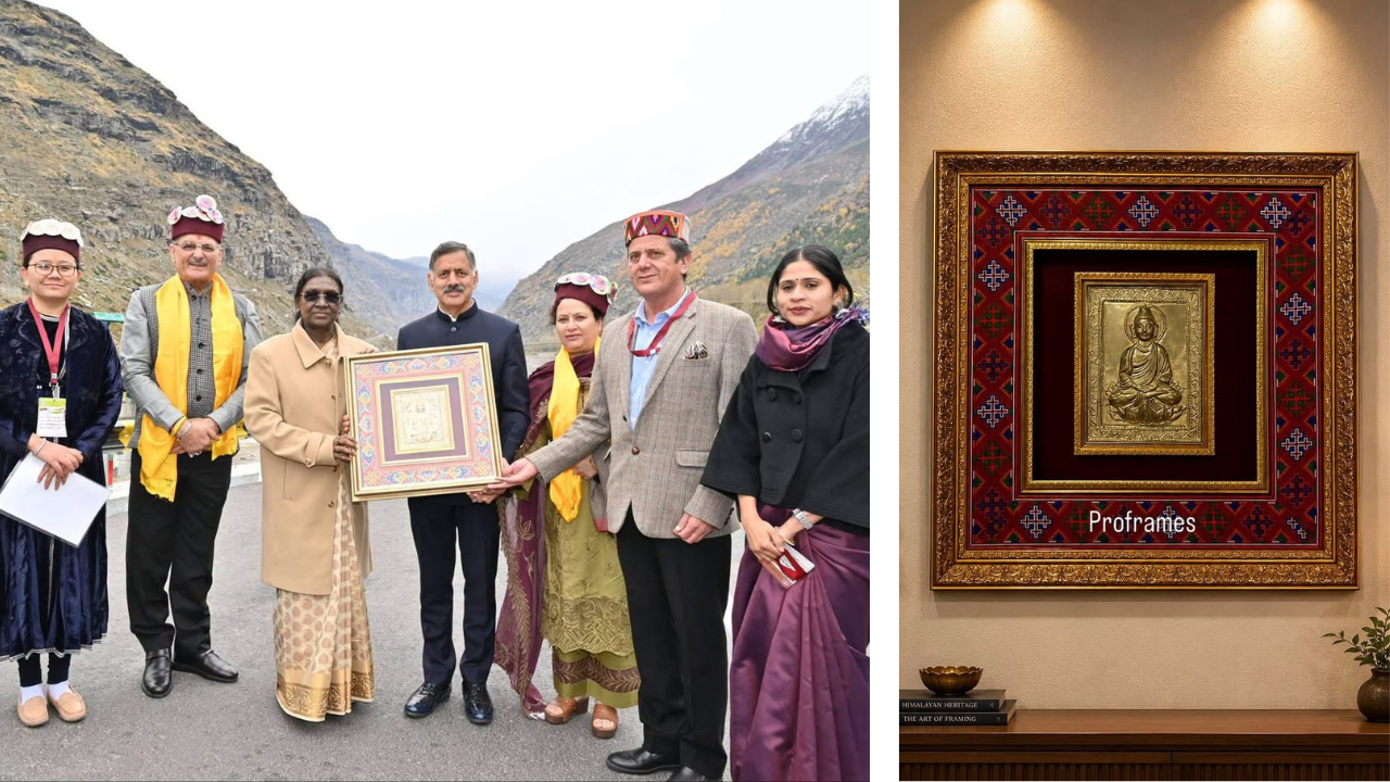 President’s Lahaul Visit Puts Bhuntar’s Proframes in the Spotlight for Heritage Craftsmanship