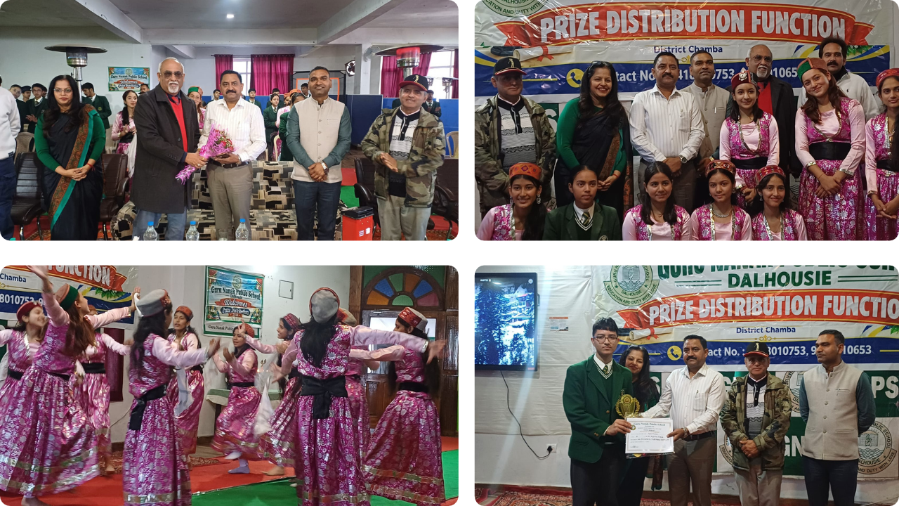 Guru Nanak Public School Dalhousie Honours Academic Excellence; Administration Applauds School's Contribution