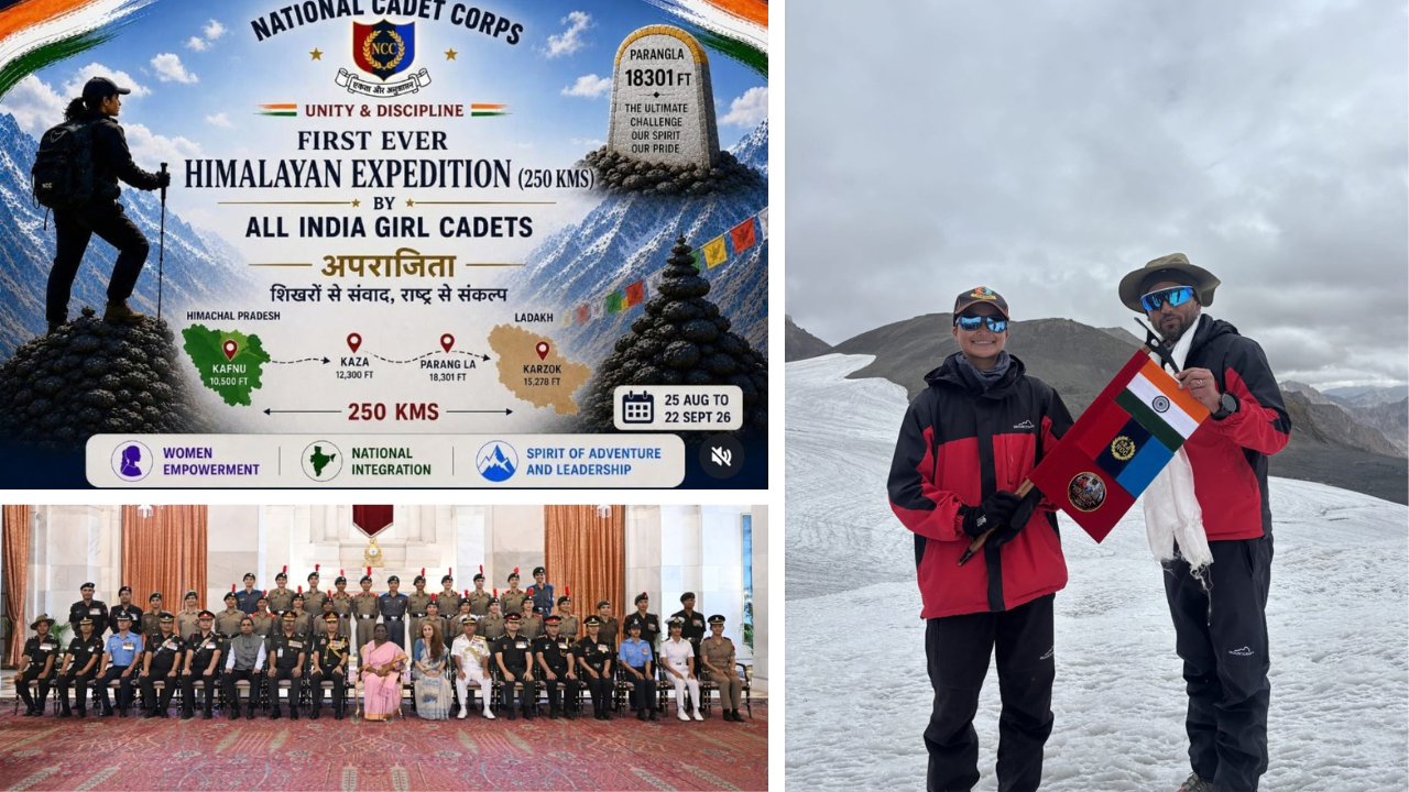 Mandi NCC Cadet Plants Tricolour at 18,370 Feet, Puts Himachal on National Adventure Map